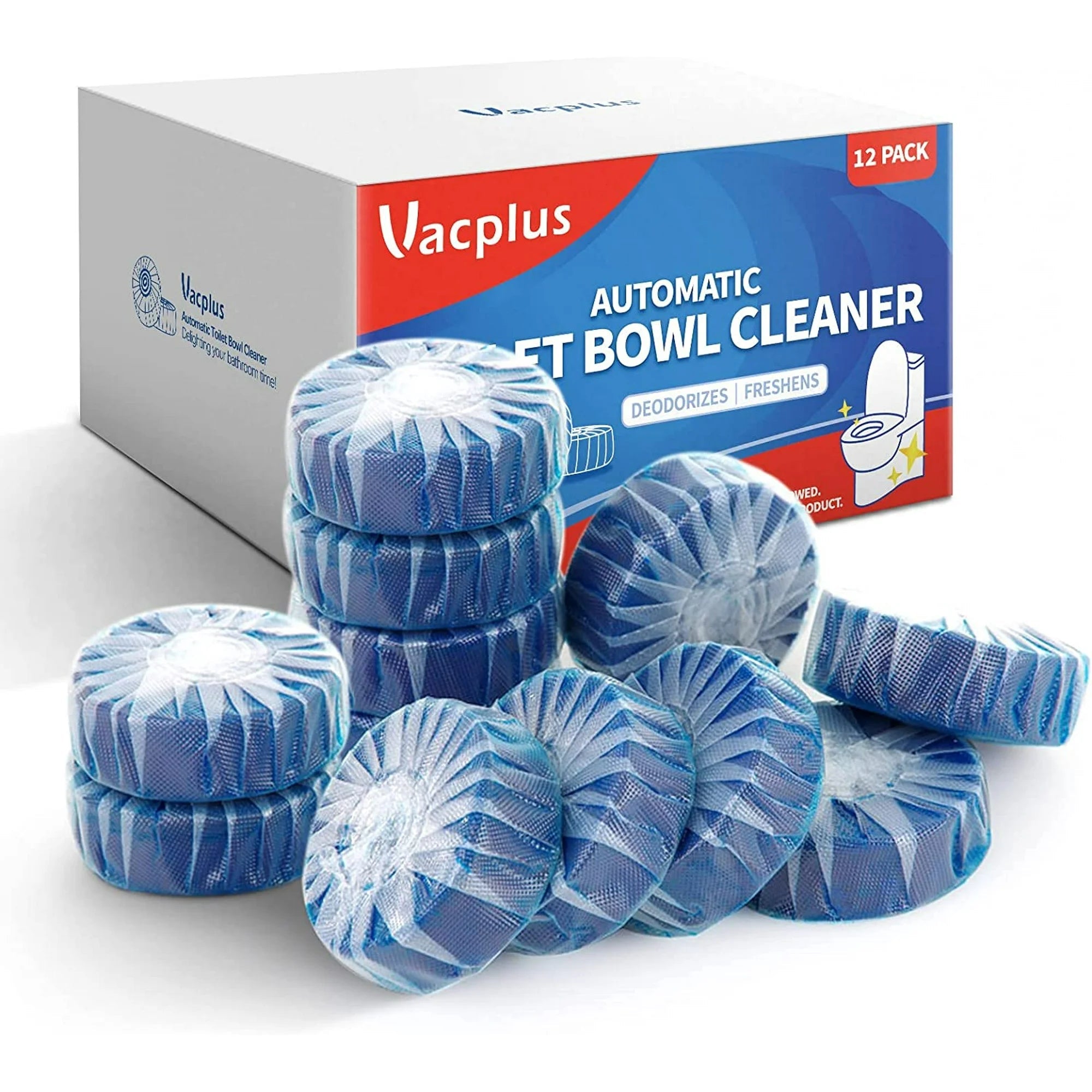 10-Pack: Vacplus Automatic Toilet Bowl Cleaner Tablets, Bathroom Toilet Tank Cleaner Cheap Low Shipping