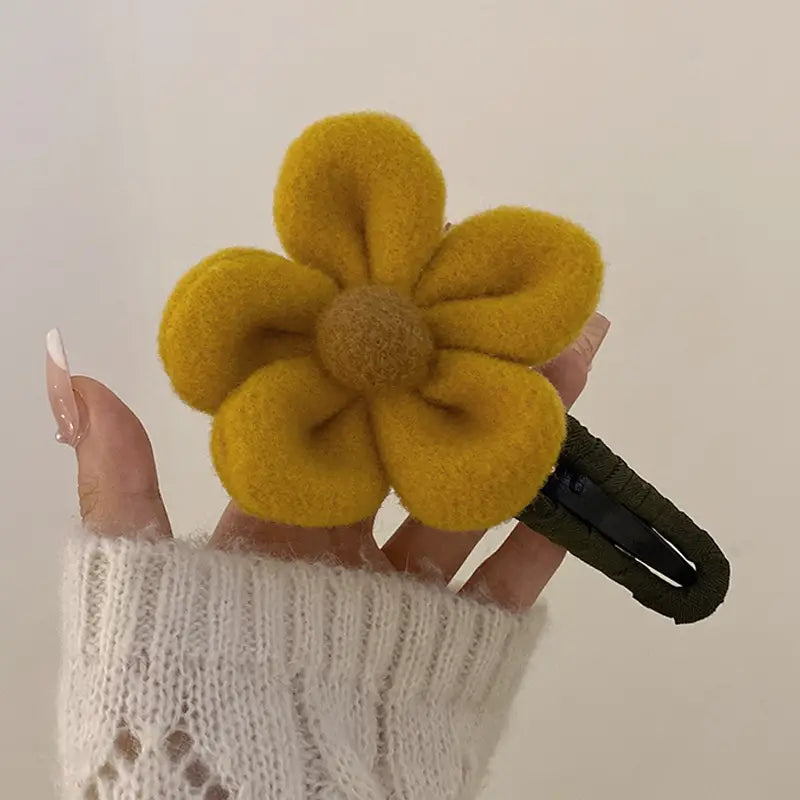 2-Pack: Gorgeous Plush Flower Hairpin Buy Cheap Factory Outlet