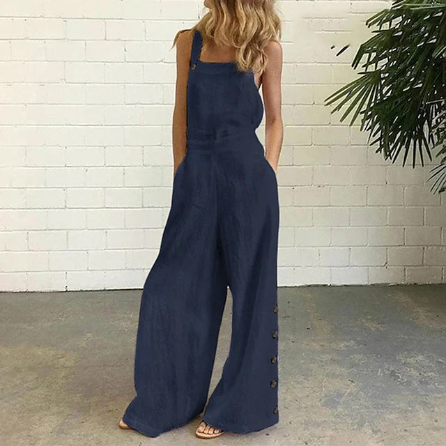 Women's Fashion Casual Loose Jumpsuit Free Shipping Real