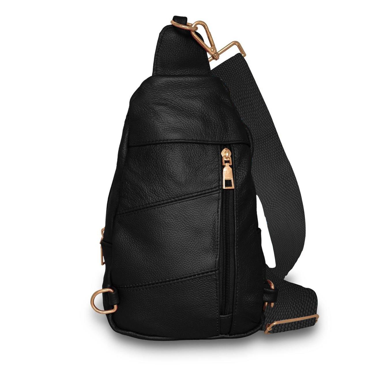 Real Leather Solid Strap Shoulder Sling Bag Sale Wiki