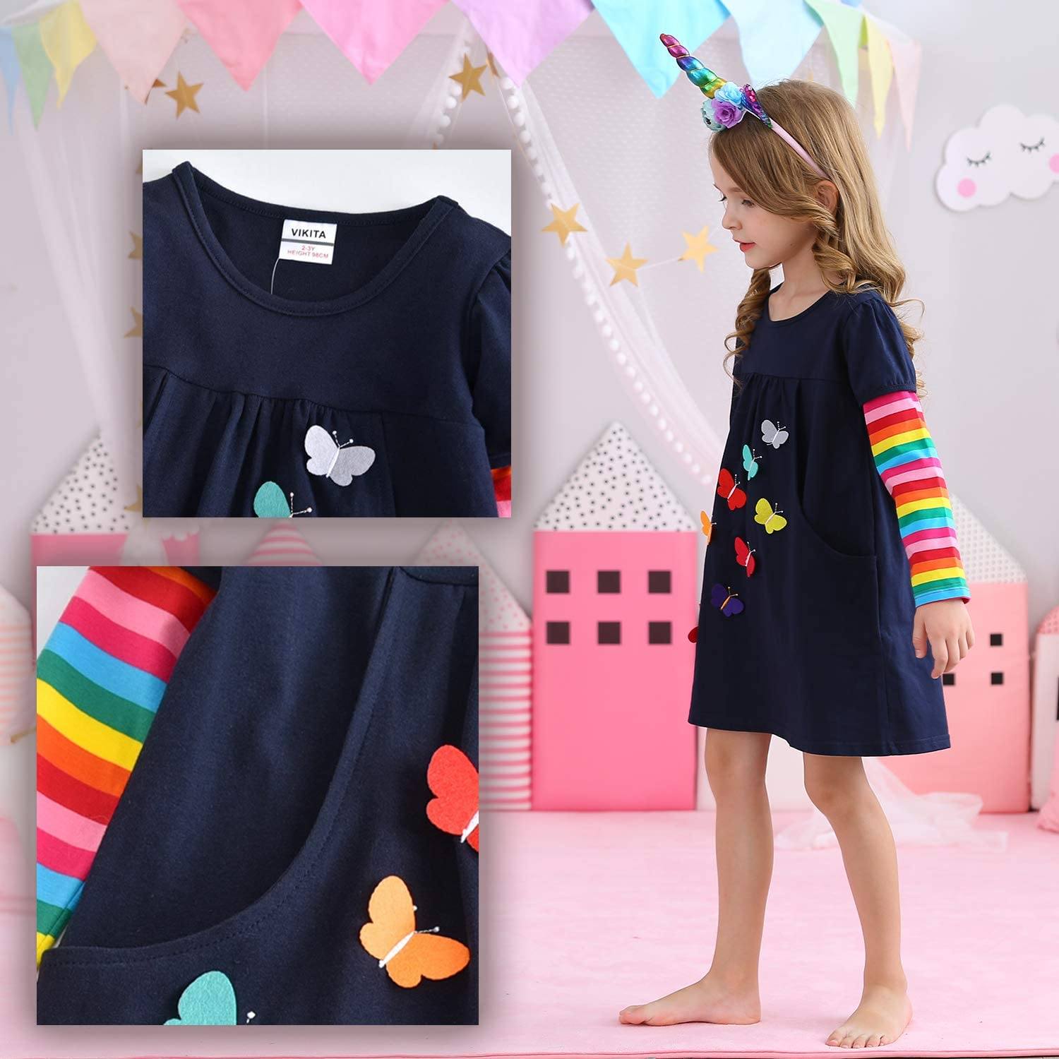 Winter Toddler Girl Long Sleeve Dress Discount Best Seller