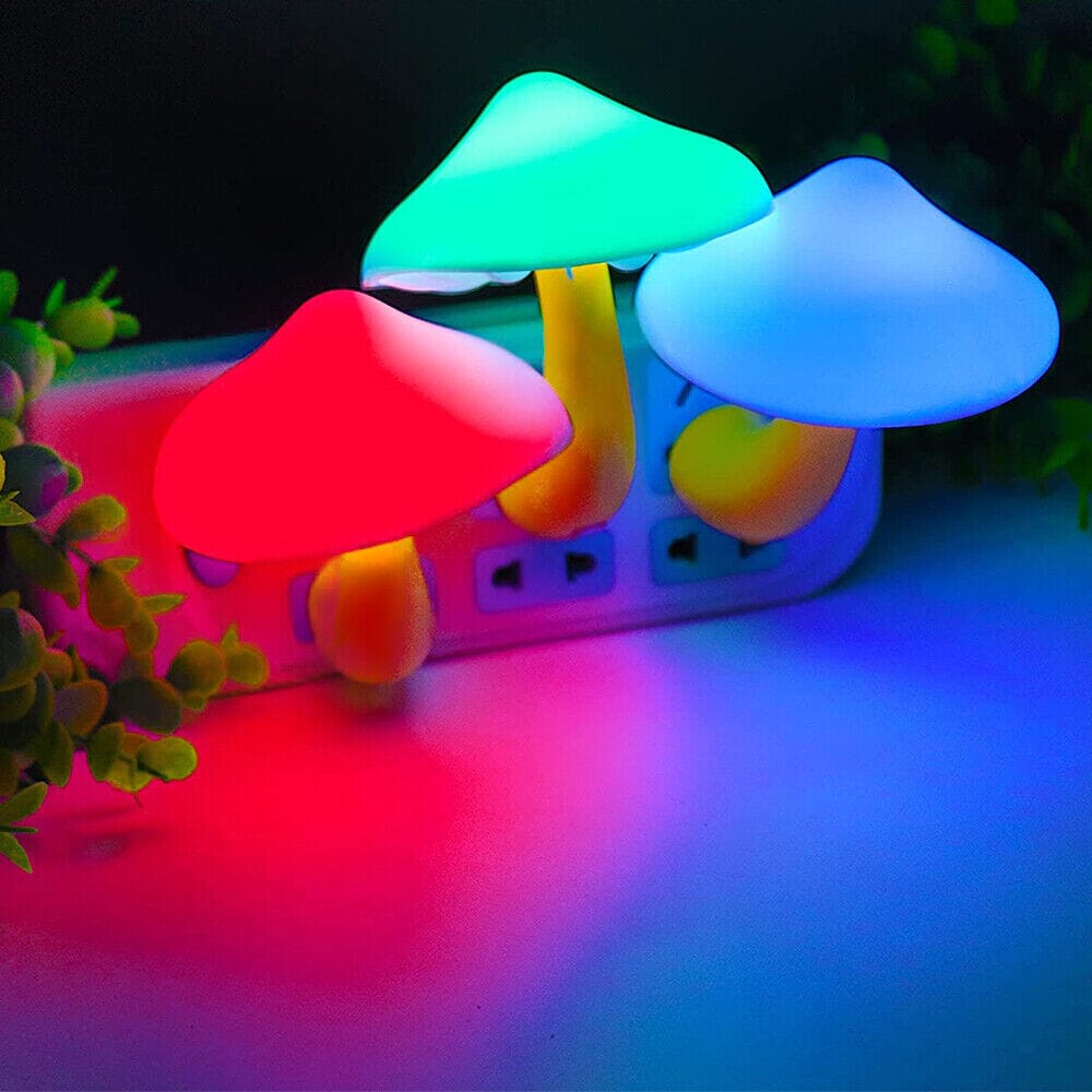 3-Pack: Mushroom Night Light with Dusk to Dawn Sensor Many Kinds Of Online