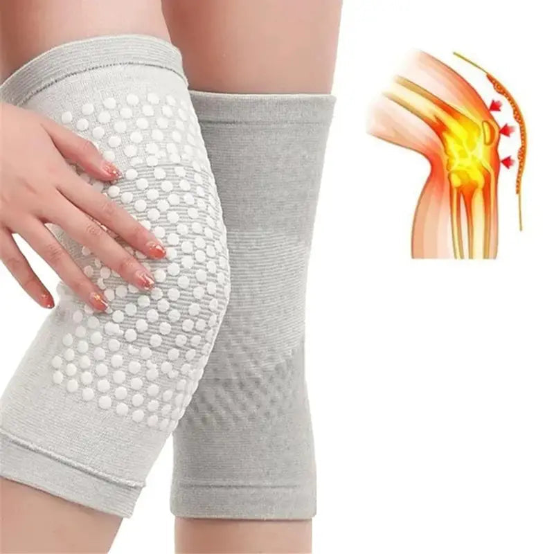 2-Pieces: Self Heating Support Knee Pads Elbow Brace Warm Cheap Sale Perfect