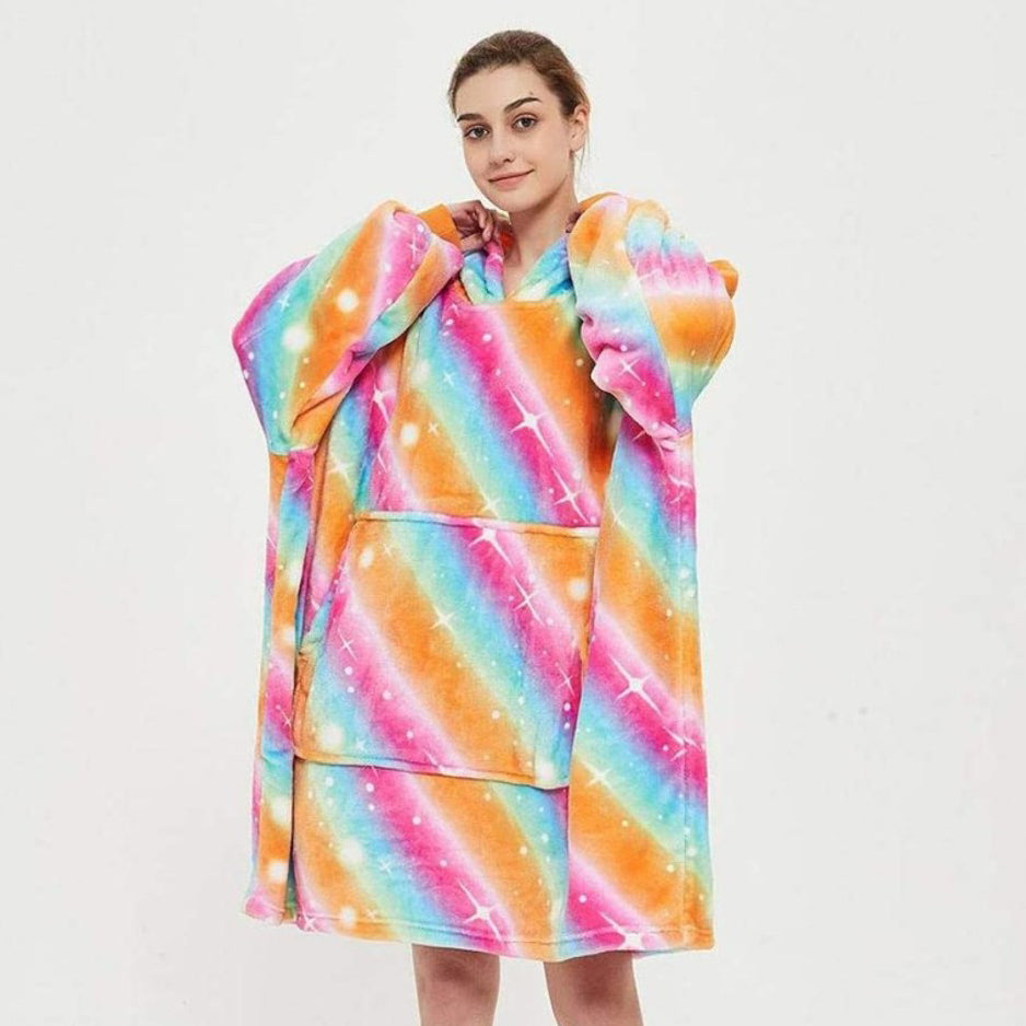 Unisex Oversized Sherpa Wearable Blanket Free Shipping With Paypal