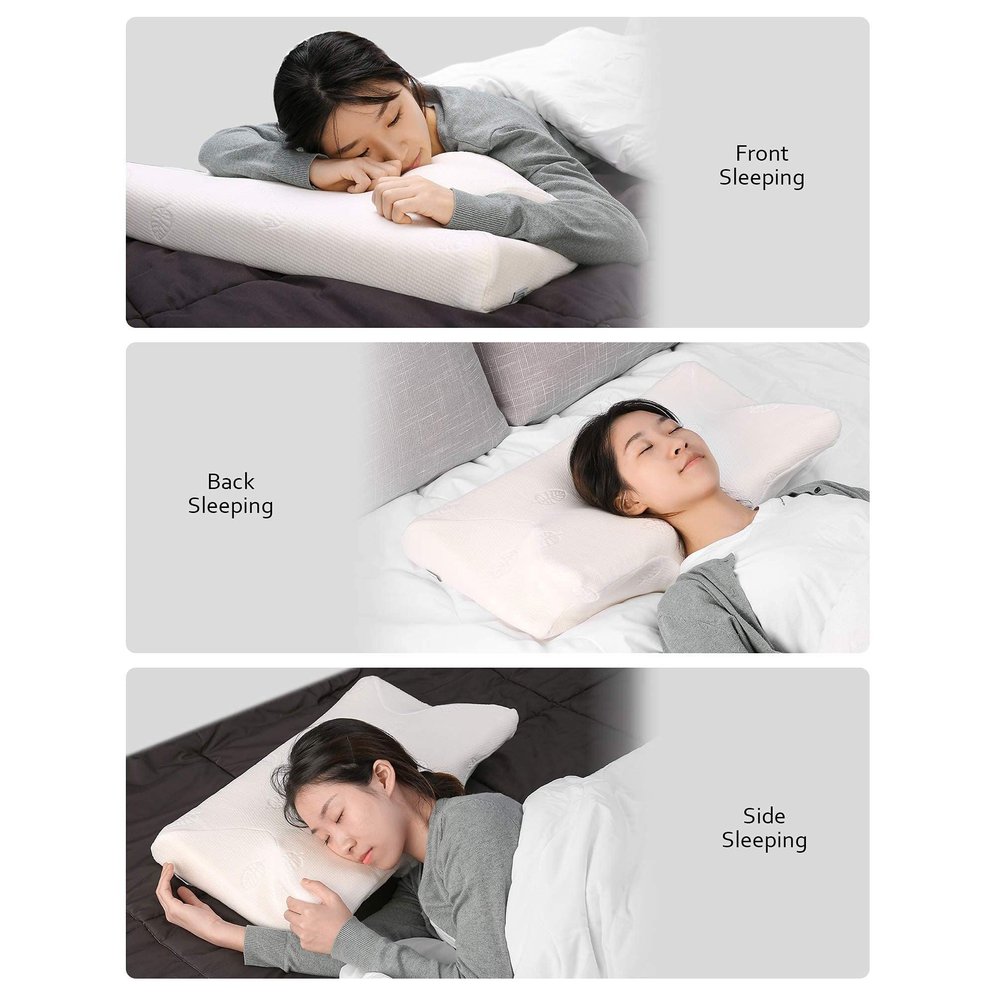 MARNUR Memory Foam Pillow for Neck Shoulder Pain Queen Size Wing Shape Design Outlet Official Site