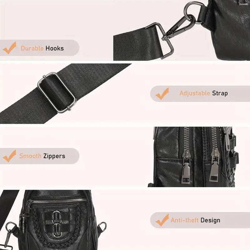 Retro PU Leather Crossbody Bag Cheap 2025 Newest