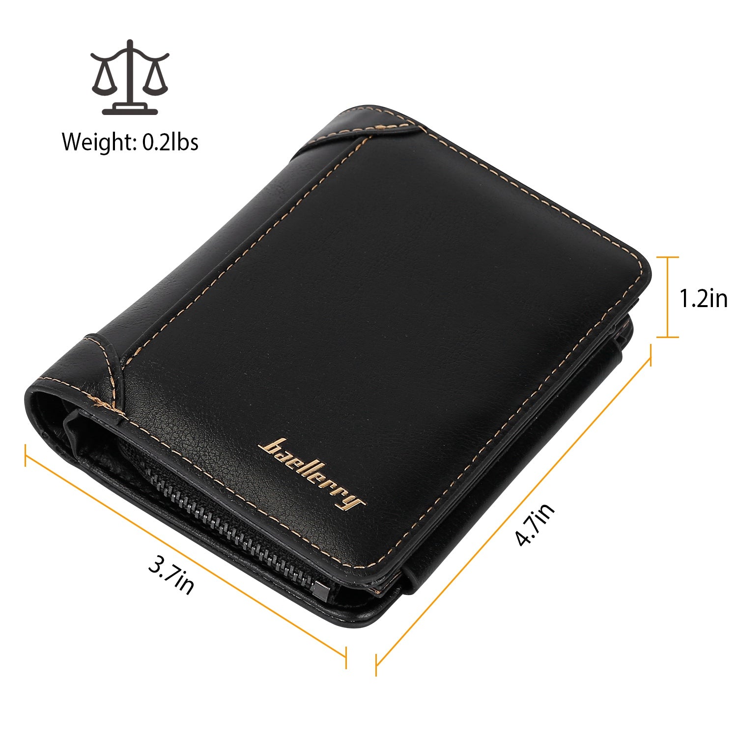 Men's Trifold Clutch Leather Wallet ID Card Holder Outlet Cheap Pice