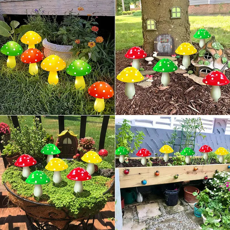 Multi-Color Changing LED Solar Mushroom Light From China Cheap Pice