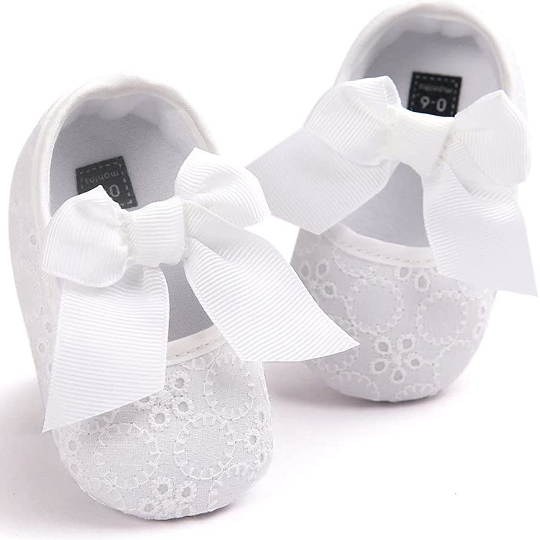 Baby Girls Princess Bowknot Soft Sole Cloth Crib Shoes Sneaker Discount Great Deals