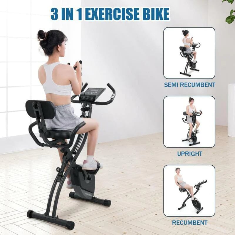 Exercise Stationary Folding Bike Discount Authentic