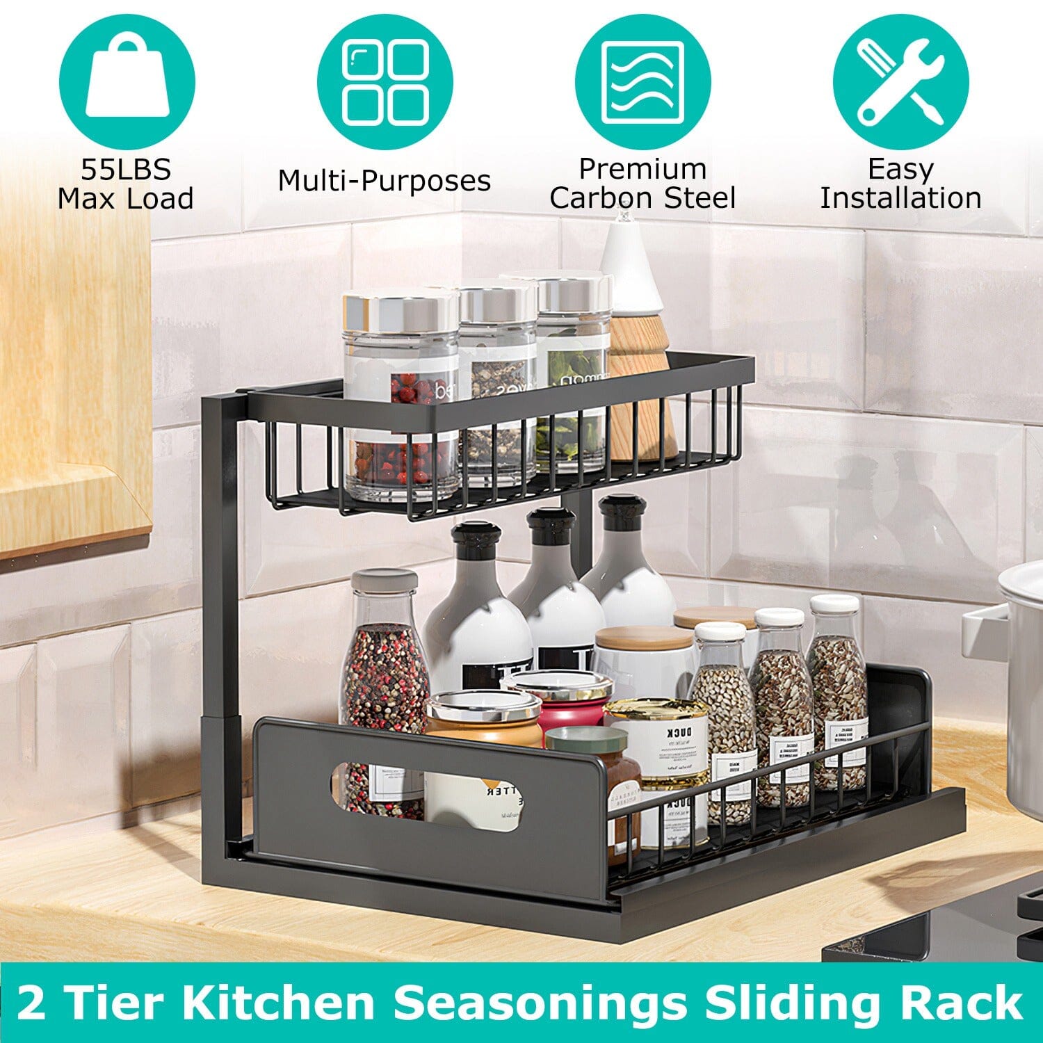 2-Tier Under Sink Organizer Pull Out Basket Storage Looking For Cheap Pice