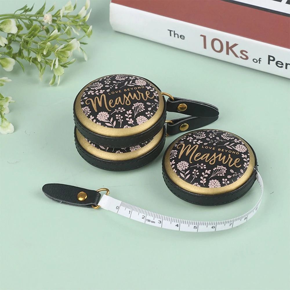 1.5m Centimeter Inch Roll Tape Portable Retractable Vintage PU Leather Mini Tape Clearance Footlocker Finishline