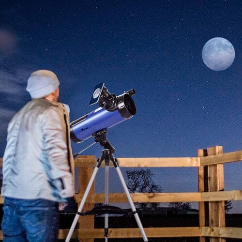 Telescope for Beginner 114mm Aperture 500mm AZ Mount Astronomical Reflector Clearance Official