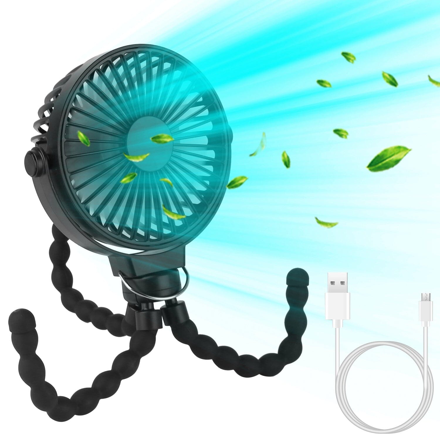 Rechargeable Handheld Fan with Flexible Tripod Buy Cheap Newest