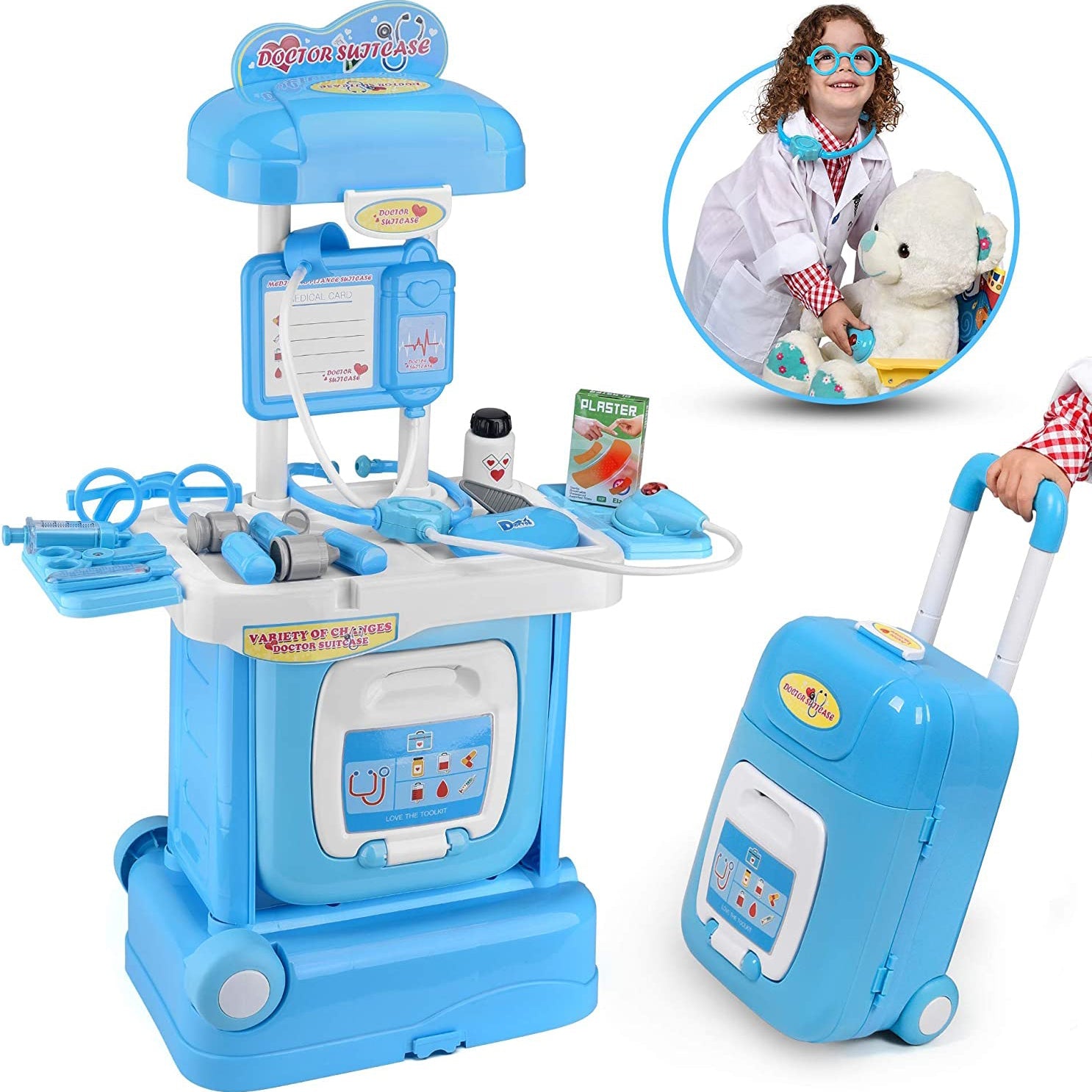 15-Piece: Ondekt Kids Doctor Set Free Shipping Deals