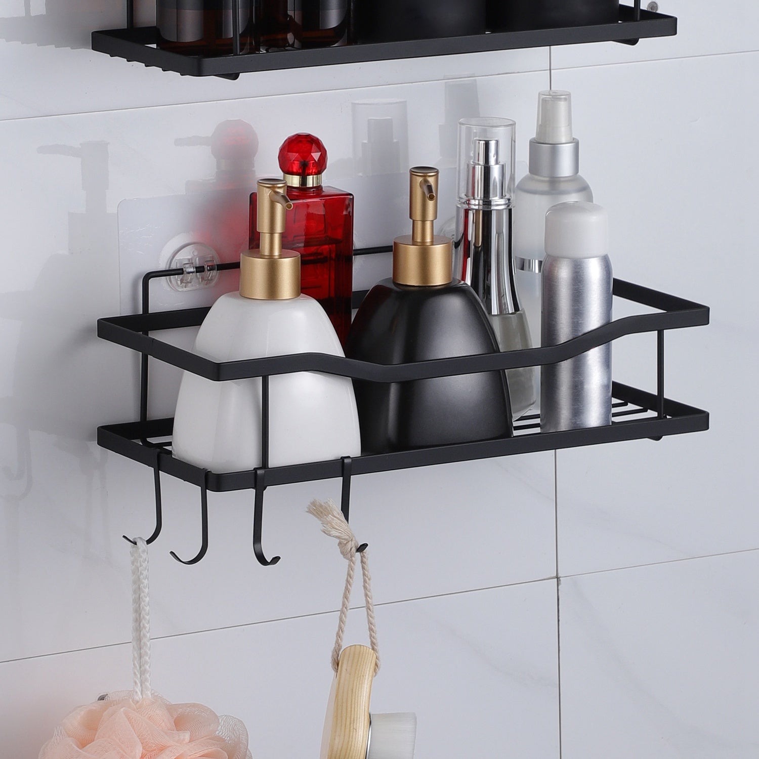 2-Tier Shower Caddy Shelf Holder 2025 Unisex Online