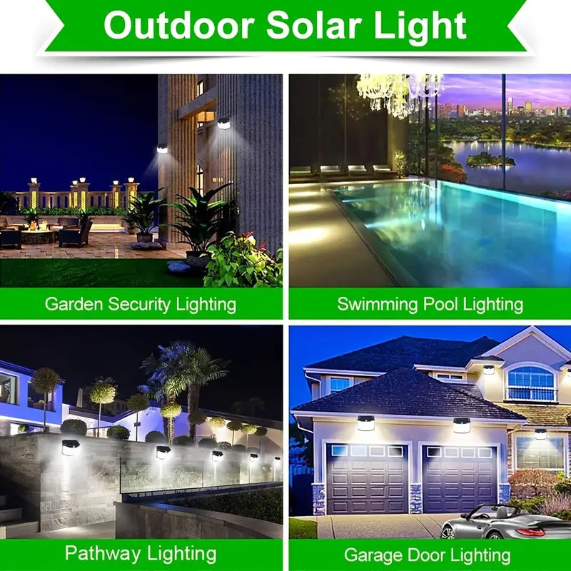 432 LED Solar Garden Wall Lights Cheap Footlocker