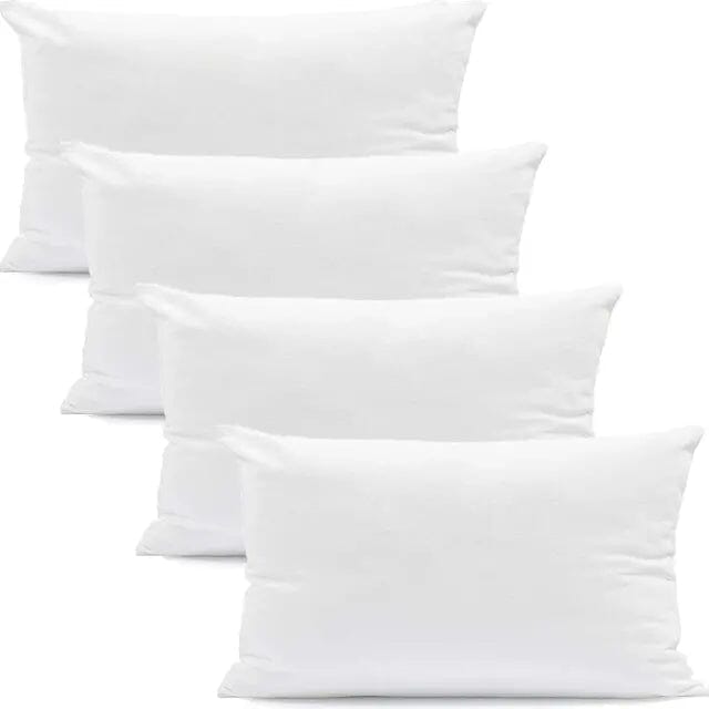 4-Pack: Decorative Throw Pillows Bed Sofa Couch Pillow Set Bounce Back Cushions Outlet Shop Offer