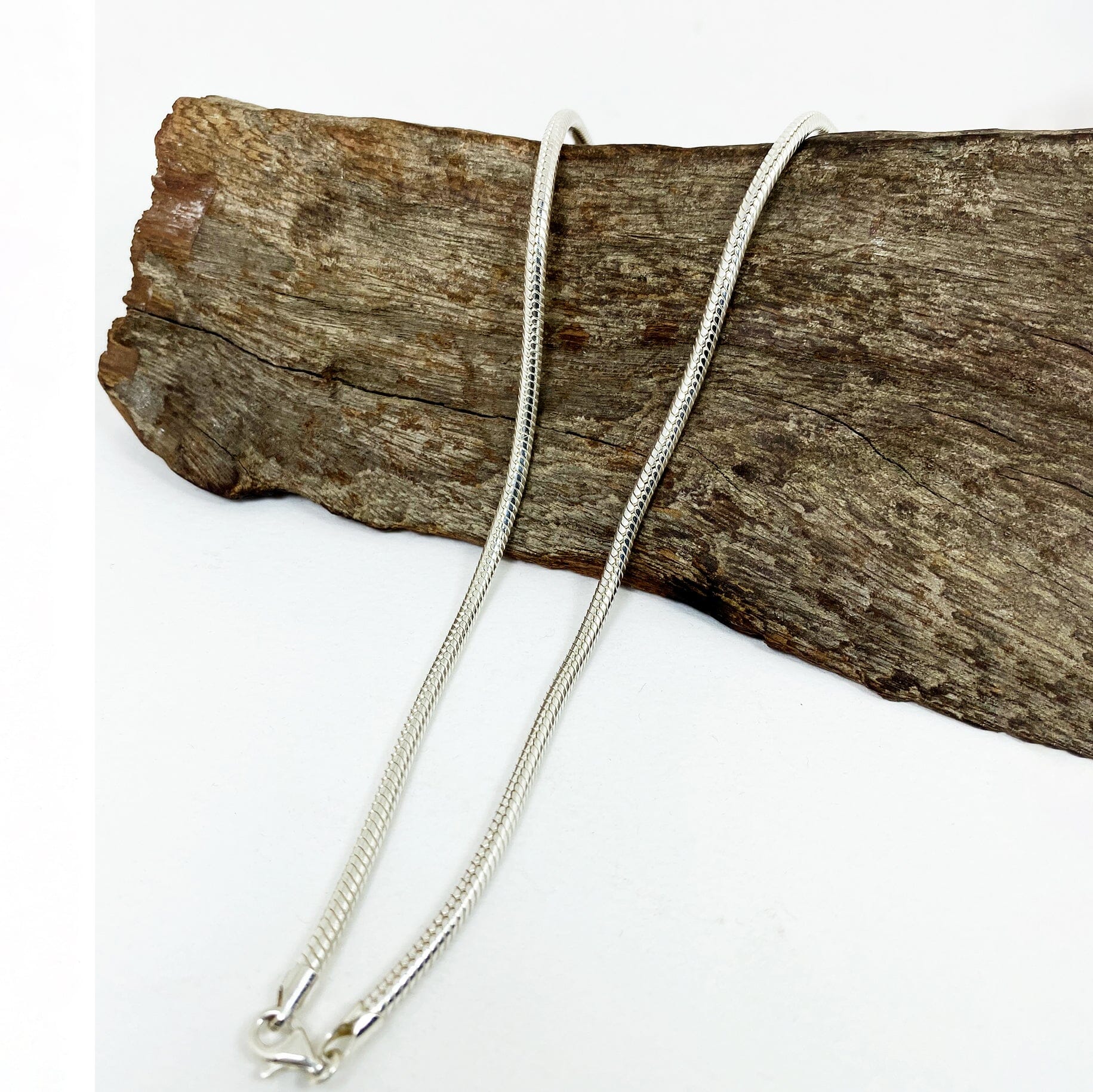 Solid 925 Sterling Real Round Silver Snake Chain Necklaces Discount Latest Collections