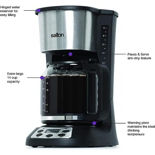 Salton Jumbo Java Coffee Maker 14 Cup 2025 New For Sale