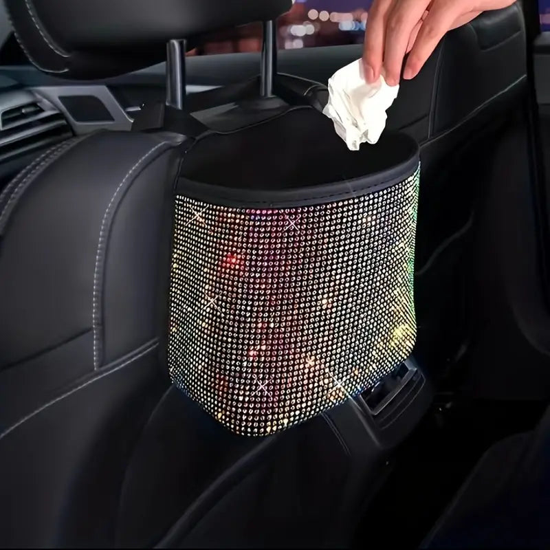 Bling Rhinestones Car Trash Can Cheap Extremely