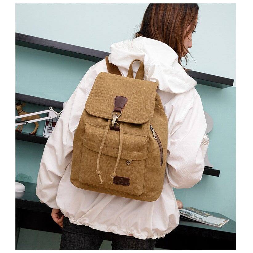 Lior Unisex Canvas Backpacks Free Shipping In China