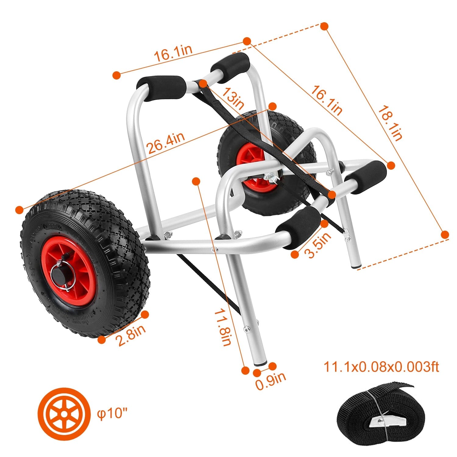 Foldable Kayak Canoe Boat Carrier Finishline For Sale