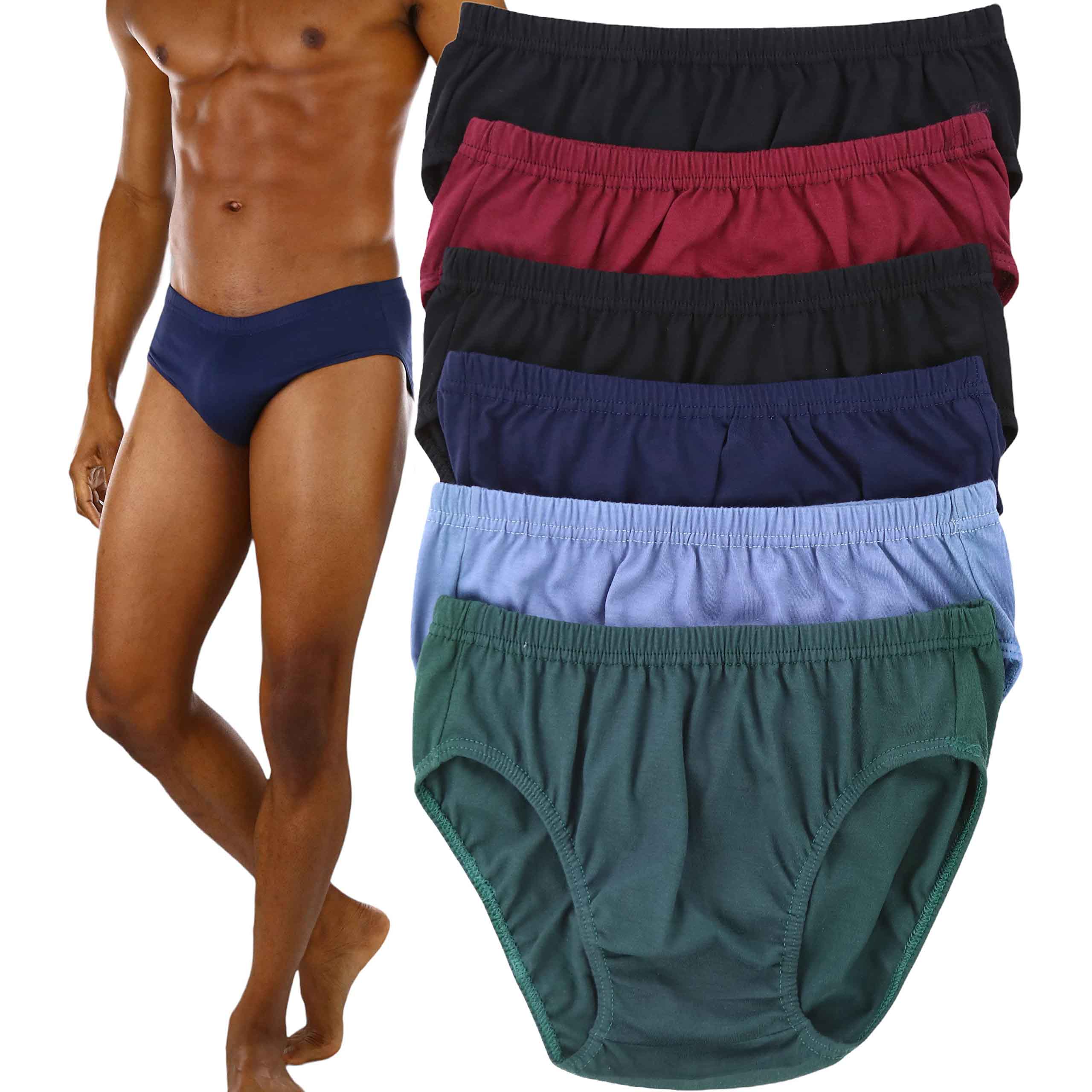 6-Pack: ToBeInStyle Men's Classic Elastic Waistband Bikini Briefs Lowest Pice