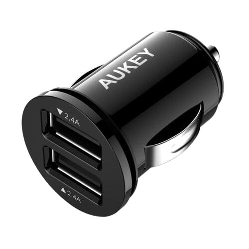 Aukey Universal True AiPOWER 24W 4.8A Dual Port Car Charger (Refurbished) Extremely Cheap Online