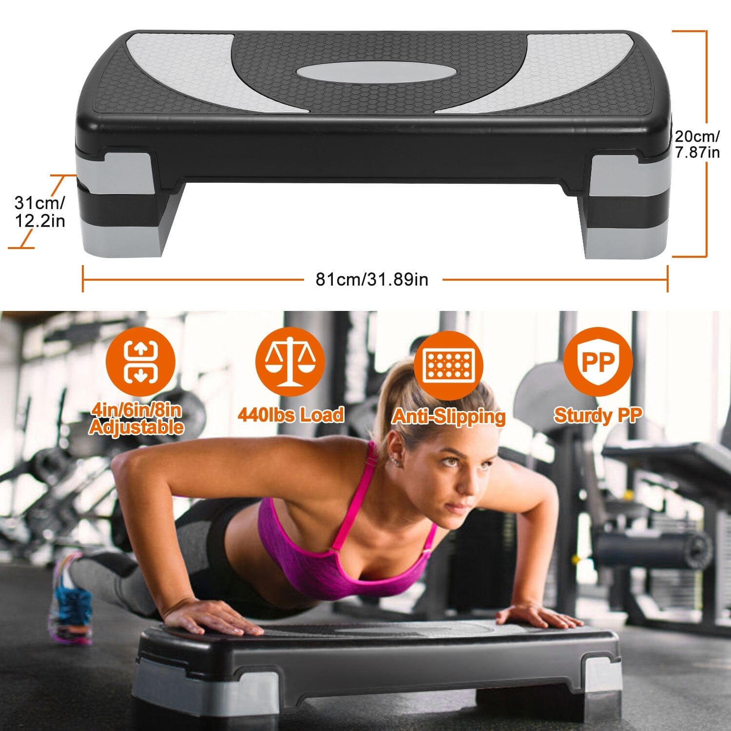 32-Inch Fitness Aerobic Stepper Fashionable Cheap Online