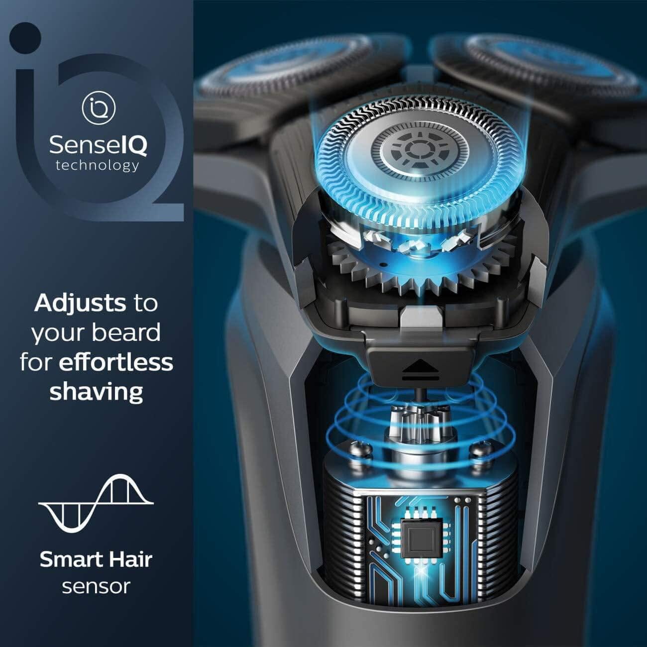 Philips Wet & Dry Shaver 5000 with SkinIQ Tech + Shave Heads, Charging & Cleaning Base (Refurbished) Discount Tumblr