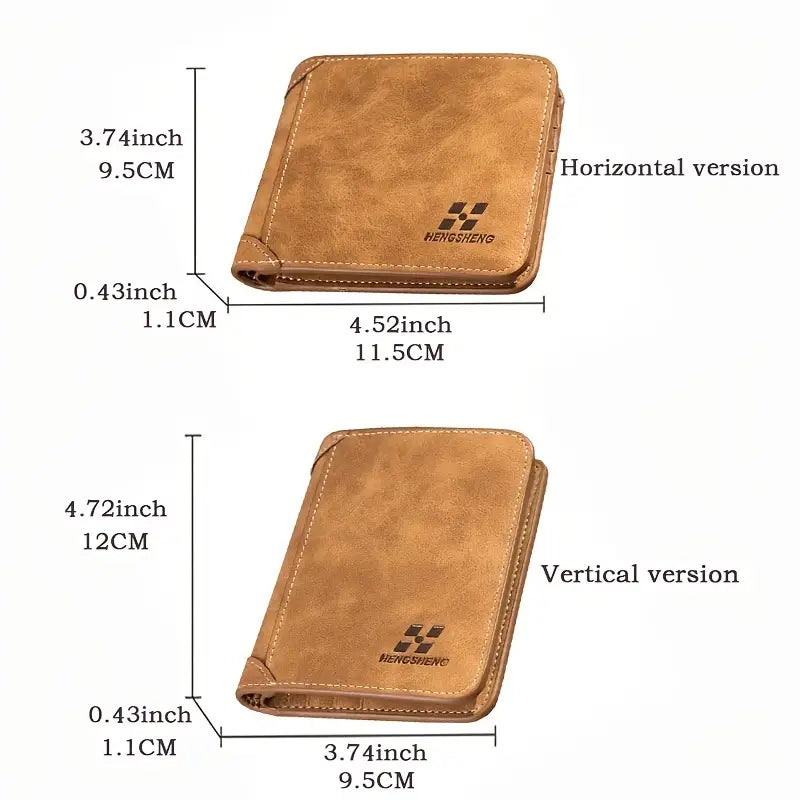 Retro Leather Card Holder for Men Cheap Shop