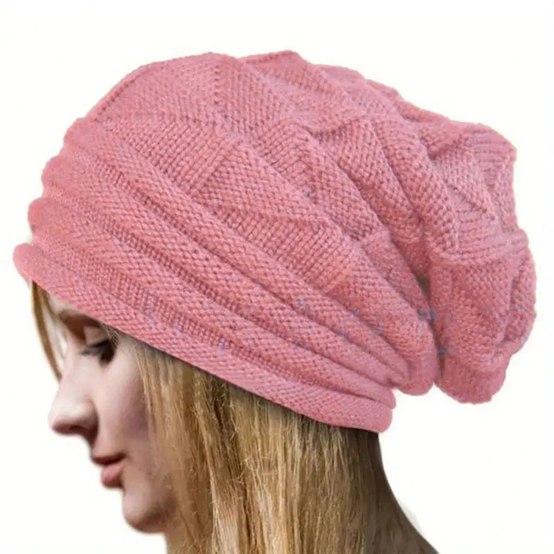 Unisex Oversized Knitted Baggy Beanie Original Online