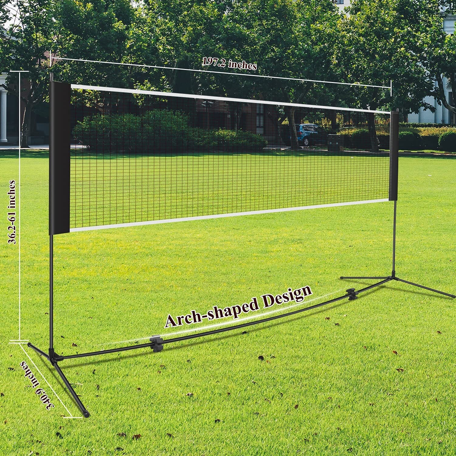 Maxkare 14Ft. Badminton Net Set Discount Classic