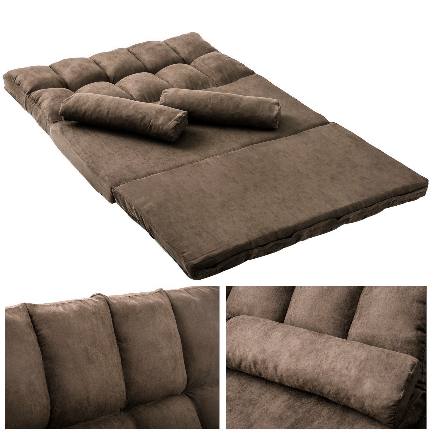 Floor Sofa Bed, Foldable Double Chaise Lounge Sofa Chair Free Shipping Finishline