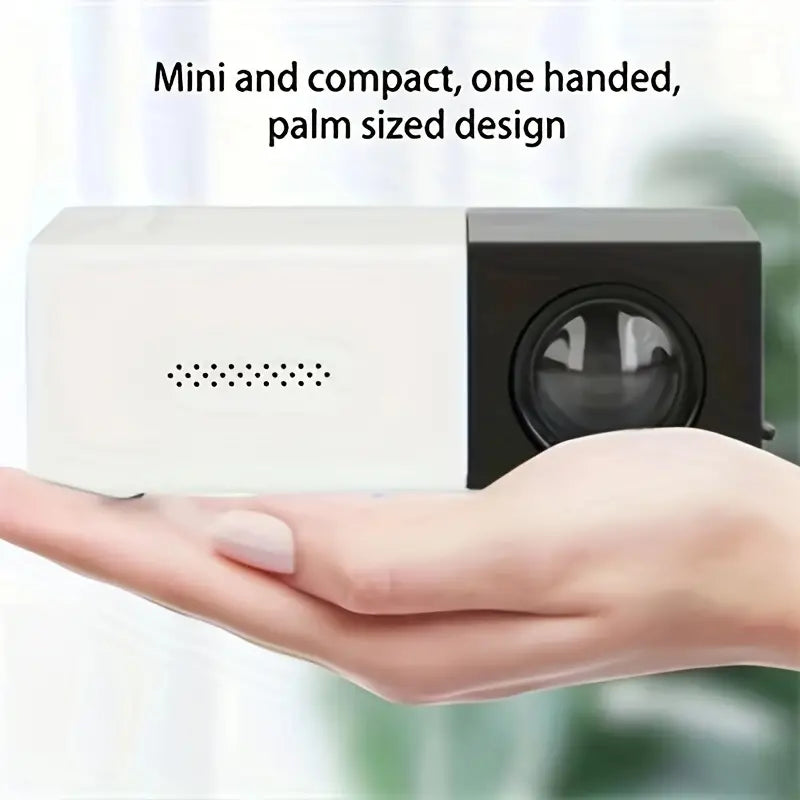 Mini Portable High-Definition Movie Projector Bright 3000+ Lumen HD LED Light Source With USB Sale Official