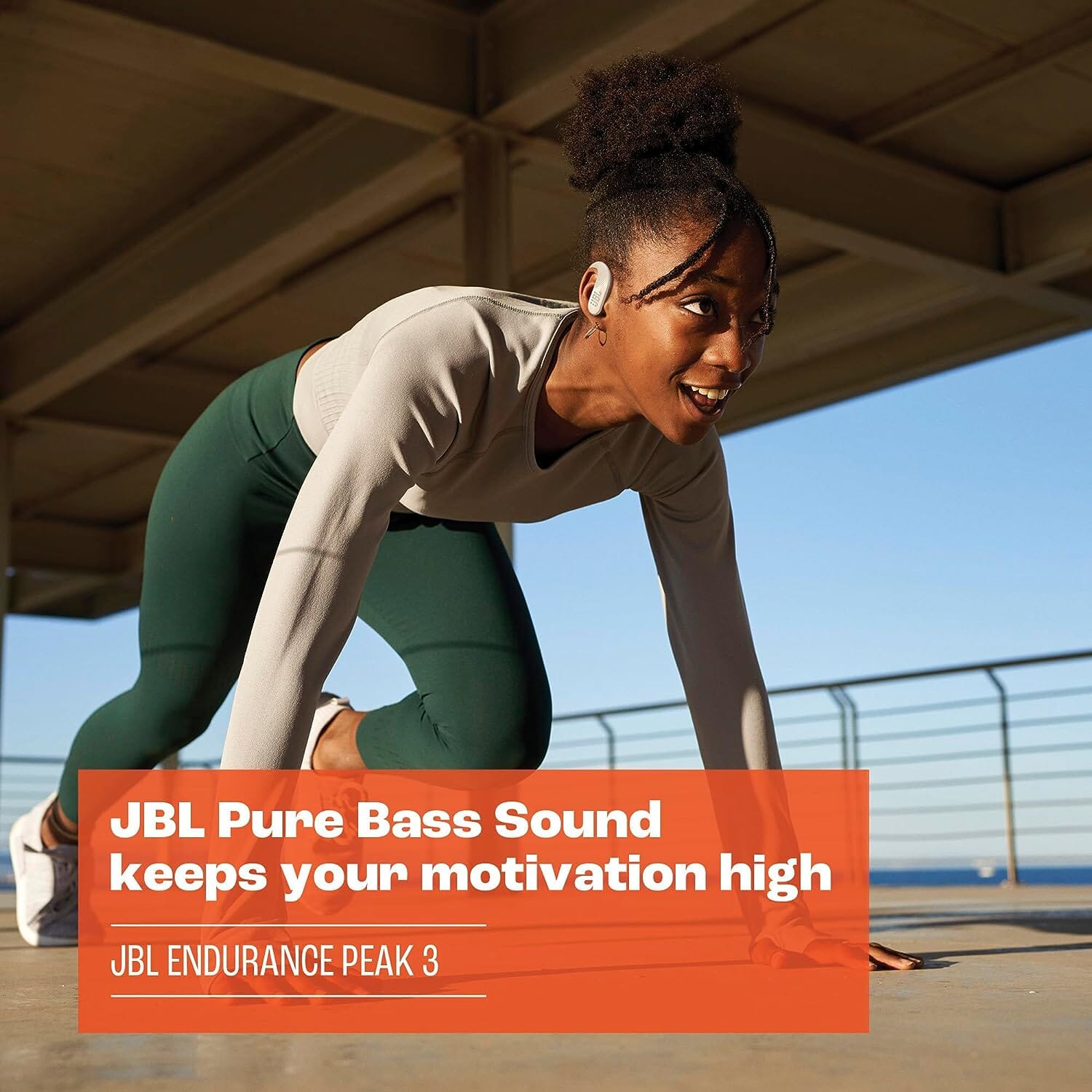 JBL - Endurance Peak 3 Dust and Waterproof True Wireless Active Earbuds Low Pice Fee Shipping