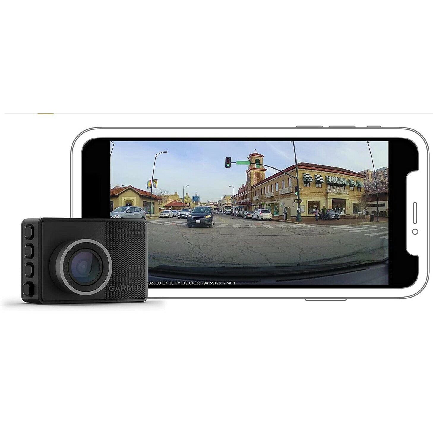 Garmin Dash Cam 57 1440p 140-degree FOV Voice Control Compact and Discreet Outlet Online