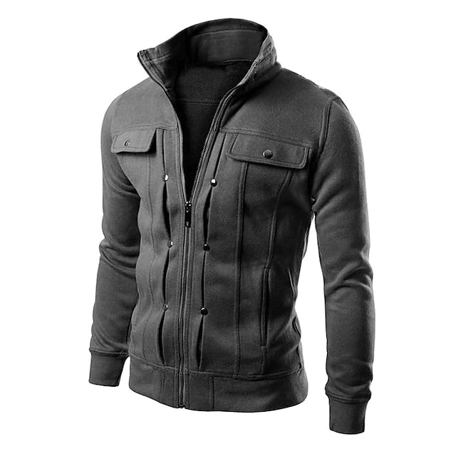 Men's Slim Blend Casual Jacket Buy Cheap Clearance Store