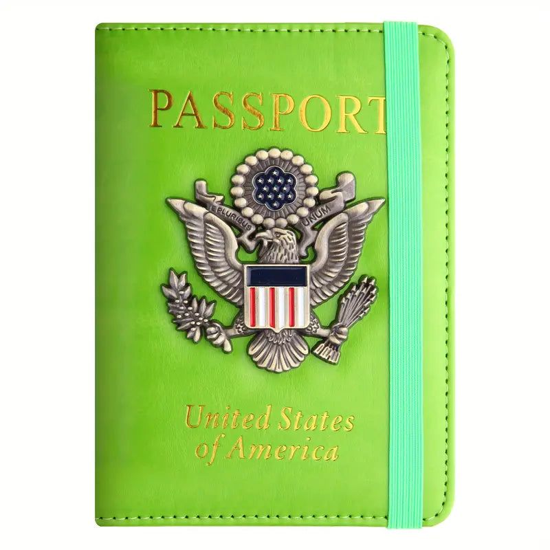 Creative Passport Holder Cover With 3D Metal Badge Discount Footaction