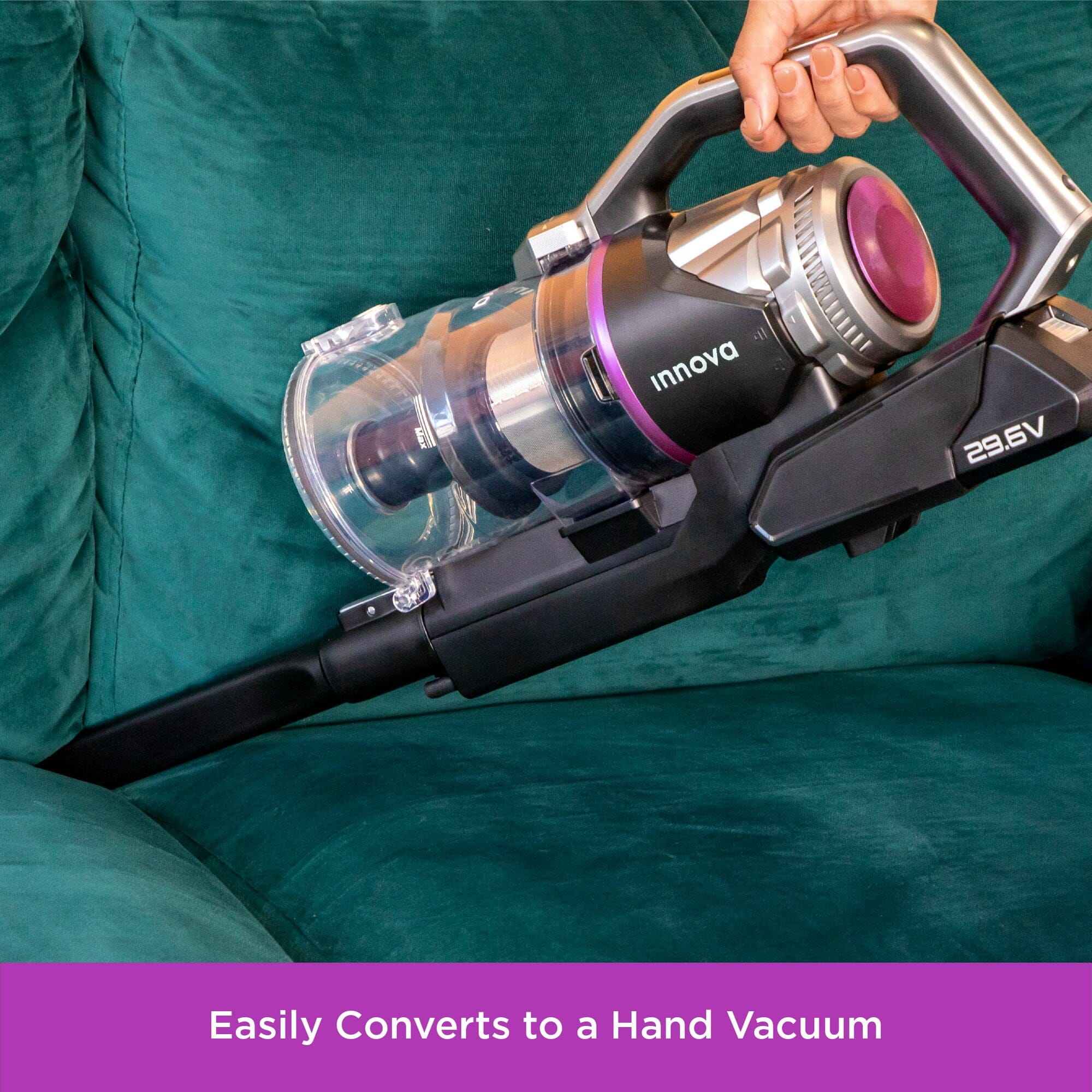 Innova by Eureka Cordless Stick Multi-Surface Vacuum with Whirlwind Anti-Tangle Brushroll, NEC700 Clearance Official