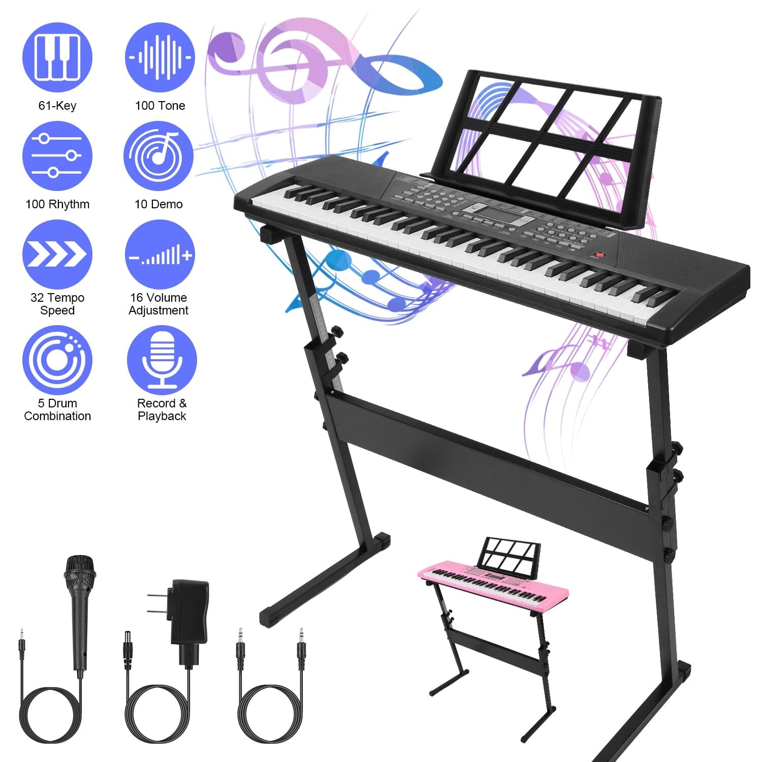 61 Keys Digital Music Keyboard Electronic Piano Cheap Sale Visit New