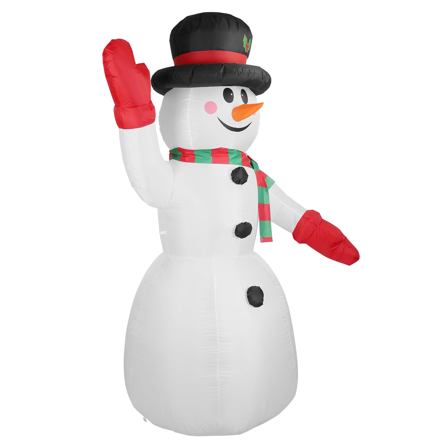 7.9ft Christmas Inflatable Giant Snowman Blow Up with LED Lights Hat Scarf Clearance Get Authentic