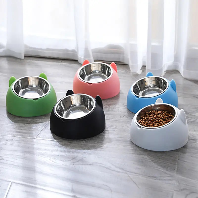 Premium Stainless Steel Cat & Dog Bowls - Non Slip Base for Food & Water Tumblr Cheap Pice