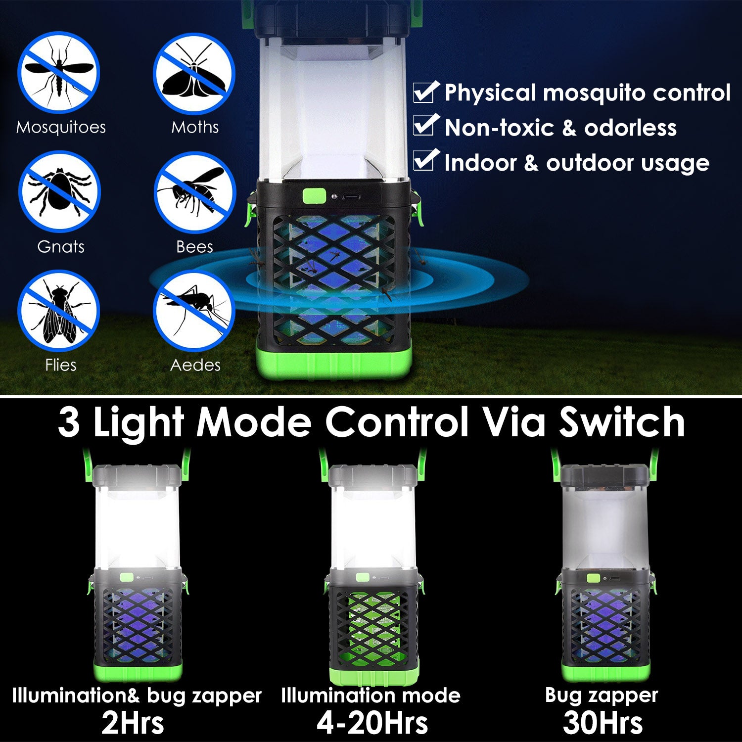 2-in-1 Electric Mosquito Killer Lamp Fly Bug Zapper Buy Cheap From China