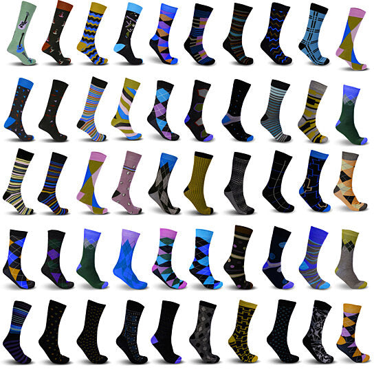 12-Pairs: Men's James Fiallo Premium Quality Dress Socks Cheap Sale Free Shipping