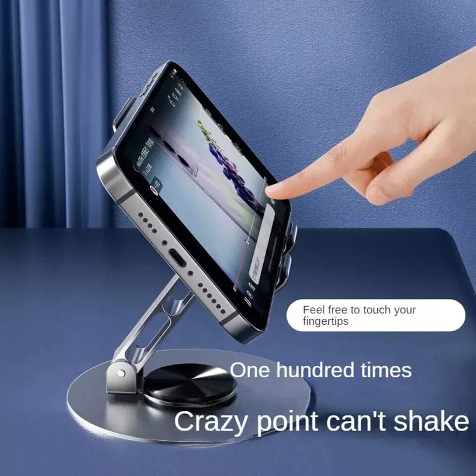 Full Metal 360-Degree Rotating Stress-Relieving Phone and Tablet Universal Stand Find Great Online