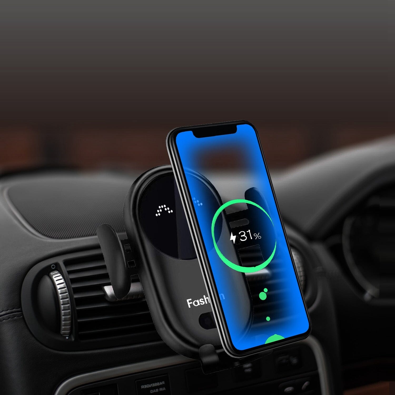 Smart Car Wireless Charger Auto Sensing Phone Holder 10W Qi Fast Charging Air Vent Free Shipping Get To Buy