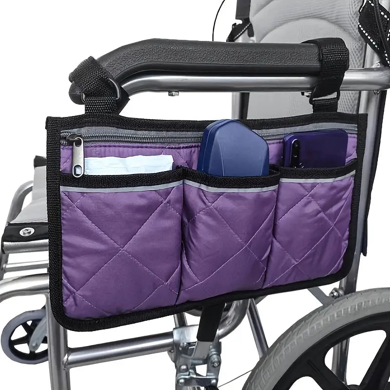 Wheelchair Armrest Organizer Bag 2025 New