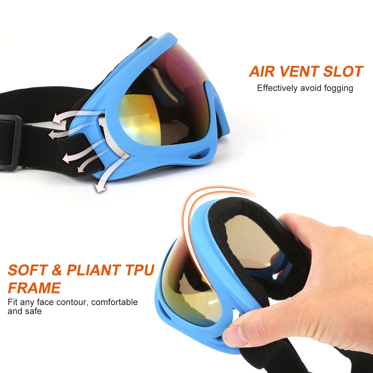 3-Pack: Winter Sports Goggles for Kids and Adults Official Site